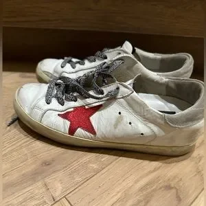 スニーカー GOLDEN  'Matchstar' sneakers Red Adidas x Farm PINEAPPLE SUPERSTAR Sneakers in Red x White